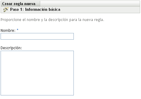 Asistente Crear nueva clave de registro > página Información básica