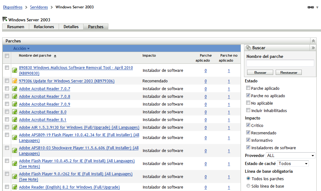 Vulnerabilidades de Windows Server 2003