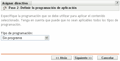 Página Programación