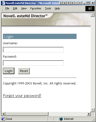 Page de login affichant le lien Vous avez oubli votre mot de passe ?