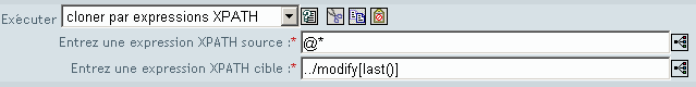 Clone by XPATH Expressions