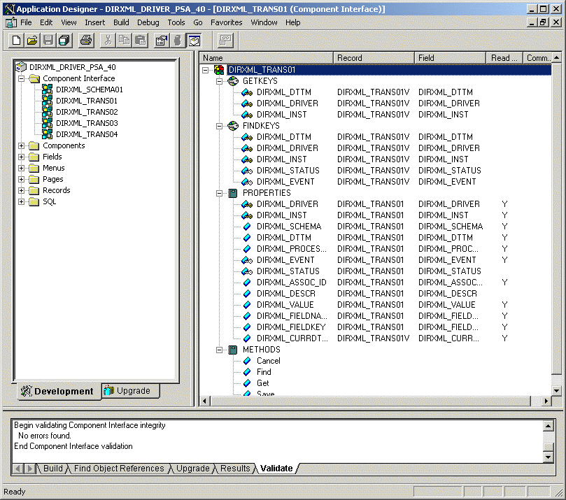 CI de table de transaction