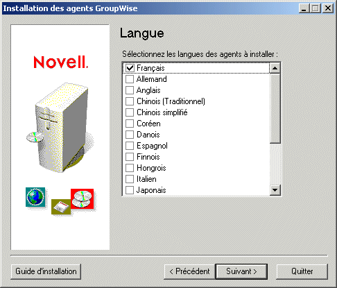Page Langue