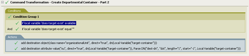 Description: Create Department Container Part 2