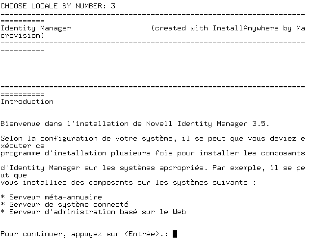 Sélection de votre configuration système