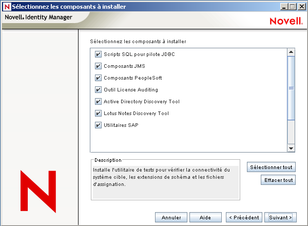 Composants pilotes et utilitaires