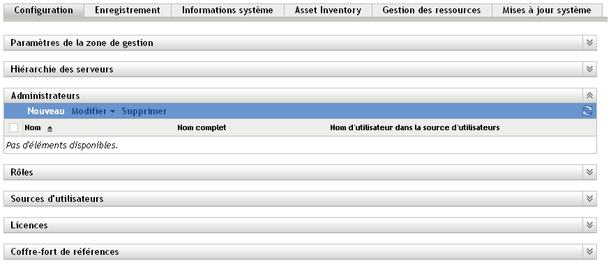 page Configuration