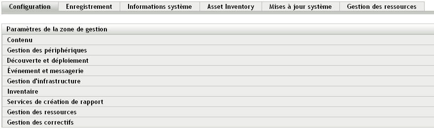 page Configuration