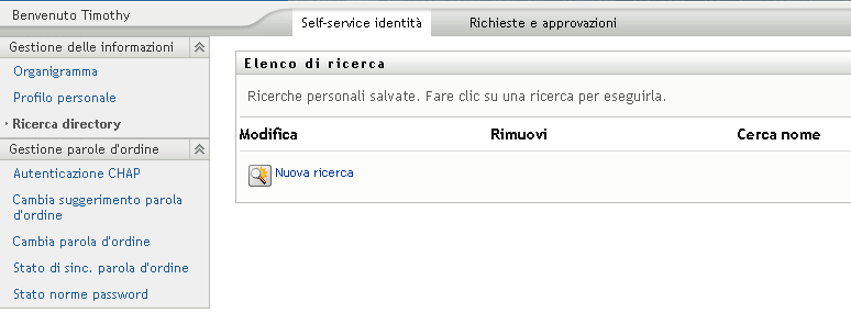 Pagina Ricerca directory