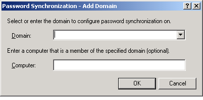 Add Domain dialog