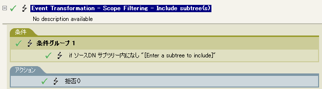 イベント変換-スコープフィルタリング-サブツリーの組み込み