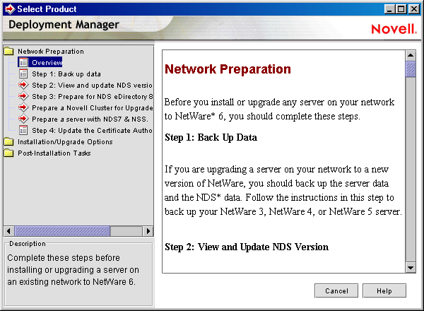 NetWare Deployment Manager̃C