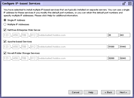 mConfigure IP-based Servicesn