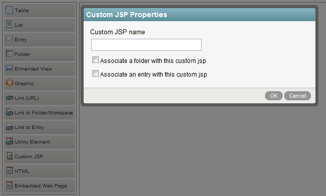 Configuring Custom JSP Properties Configuring Custom JSP Properties