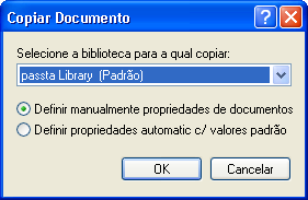 Caixa de diálogo Copiar Documento