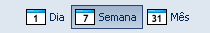 Barra de ferramentas do Calendário