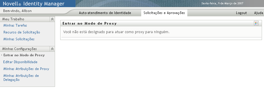 Mensagem de erro de Entrar no Modo de Proxy