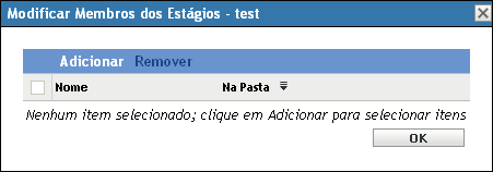 Caixa de diálogo Member