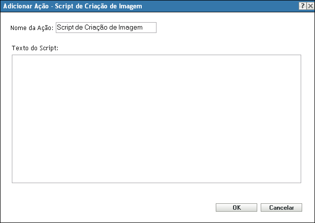 Ação Adicionar/Editar - Script de Criação de Imagem