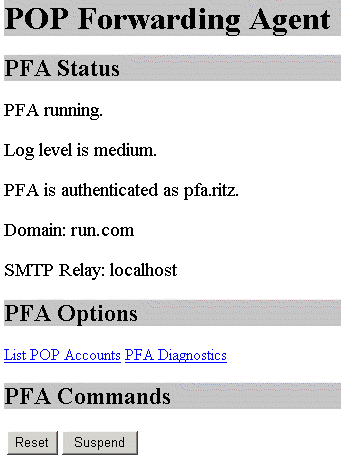 - PFA