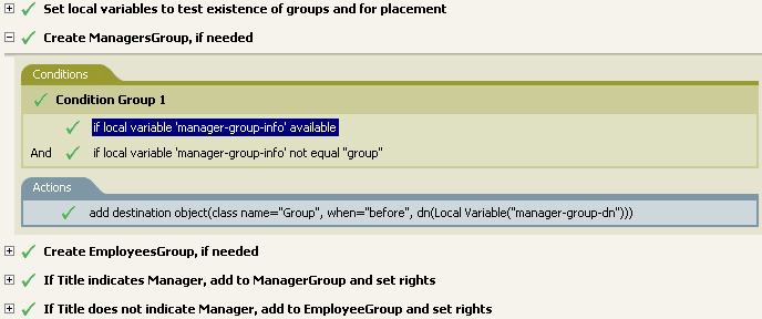 Govern Groups for Users Based on Title