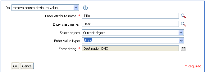 Remove Source Attribute Value