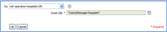 Set Operation Template DN