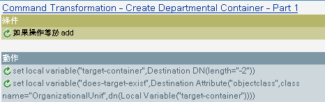 Command Transformation - Create Department Container - Part 1