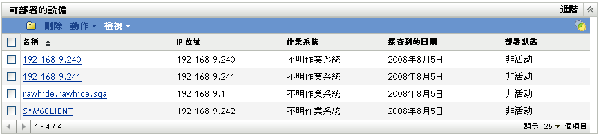 可部署設備面板